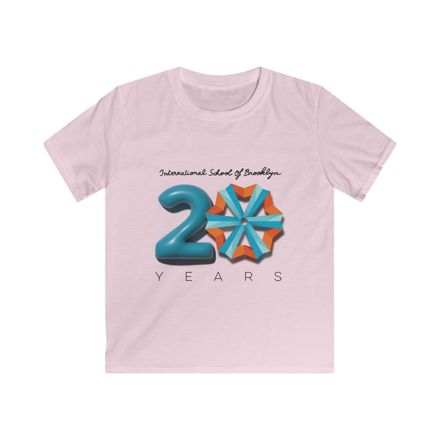 Kids Softstyle Tee - Celebrate 20 Years of International School of Brooklyn