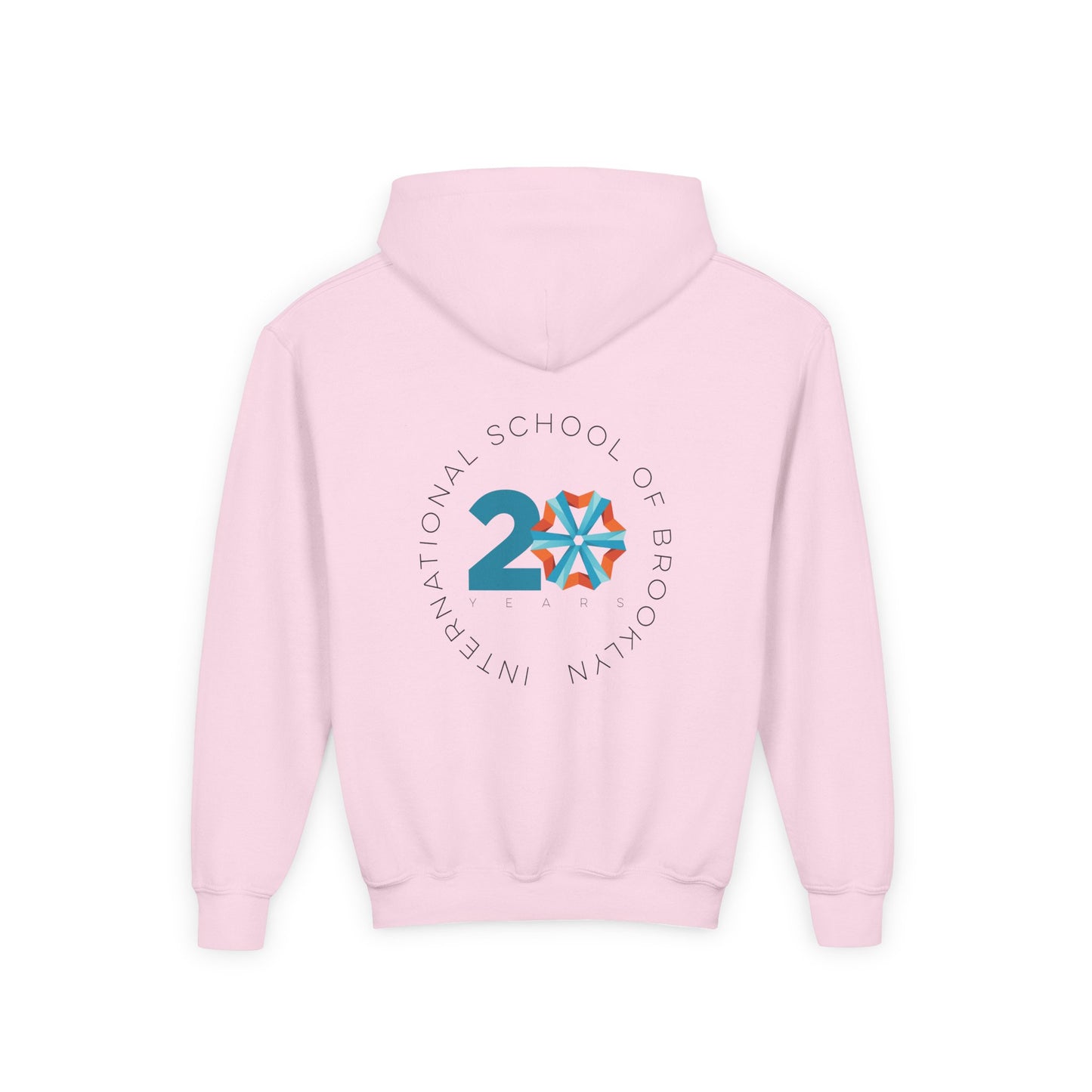 Youth Hoodie International School of Brooklyn 20 Years Celebration Timeline