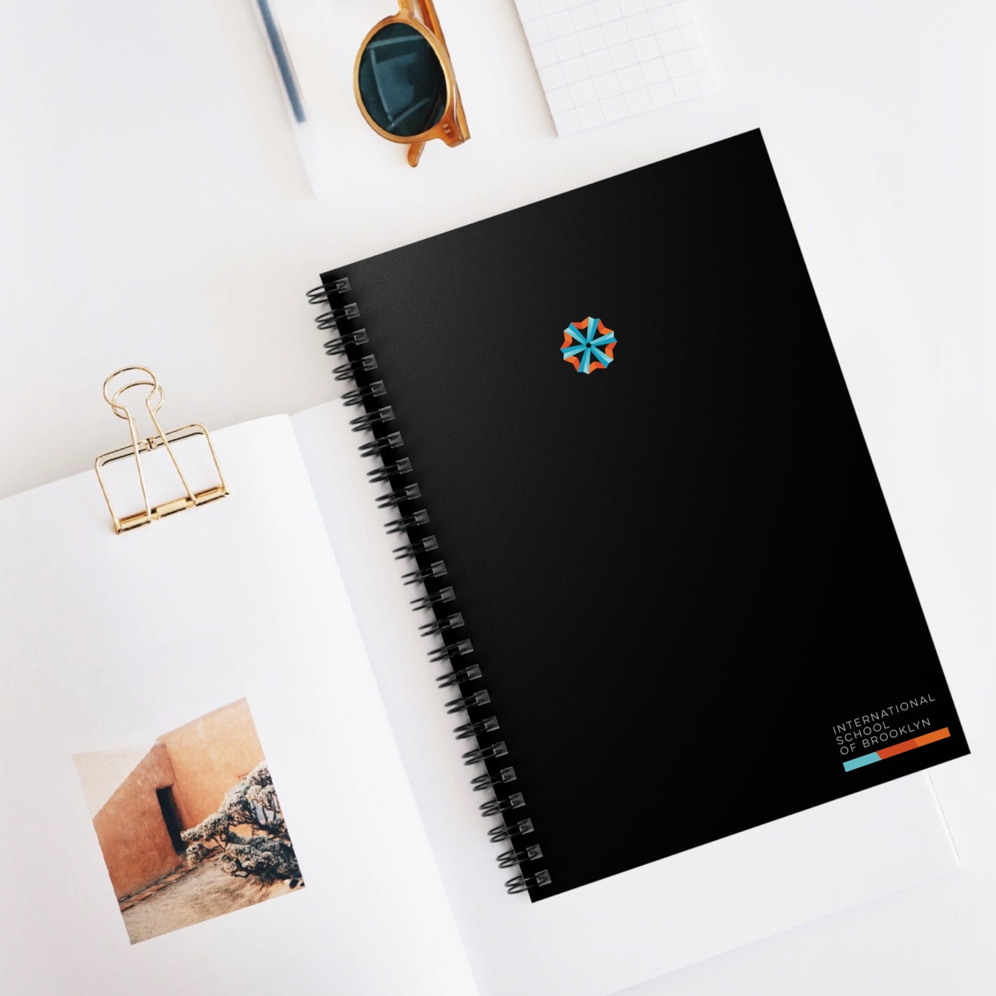 ISB Spiral Notebook - Ruled Line (Black)