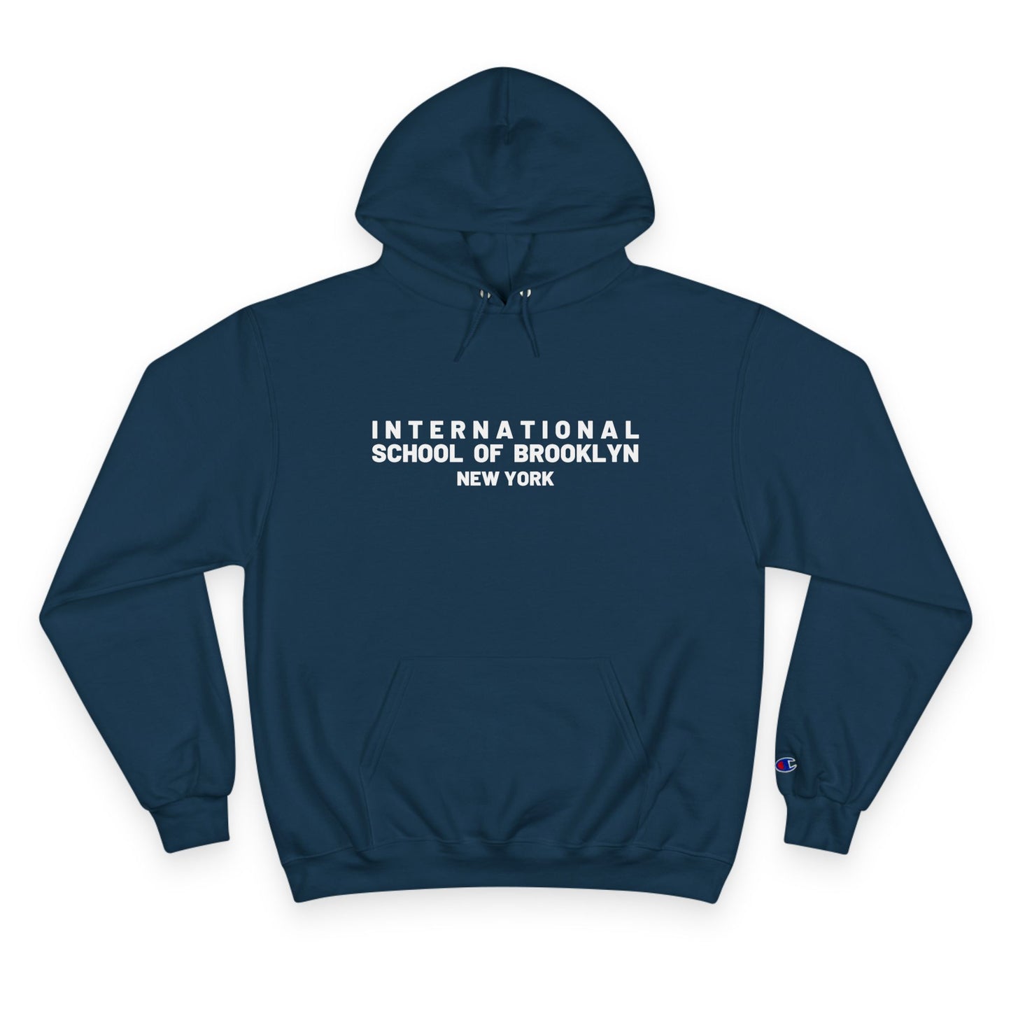 International School of Brooklyn Hoodie — New York Champion-Style Pullover