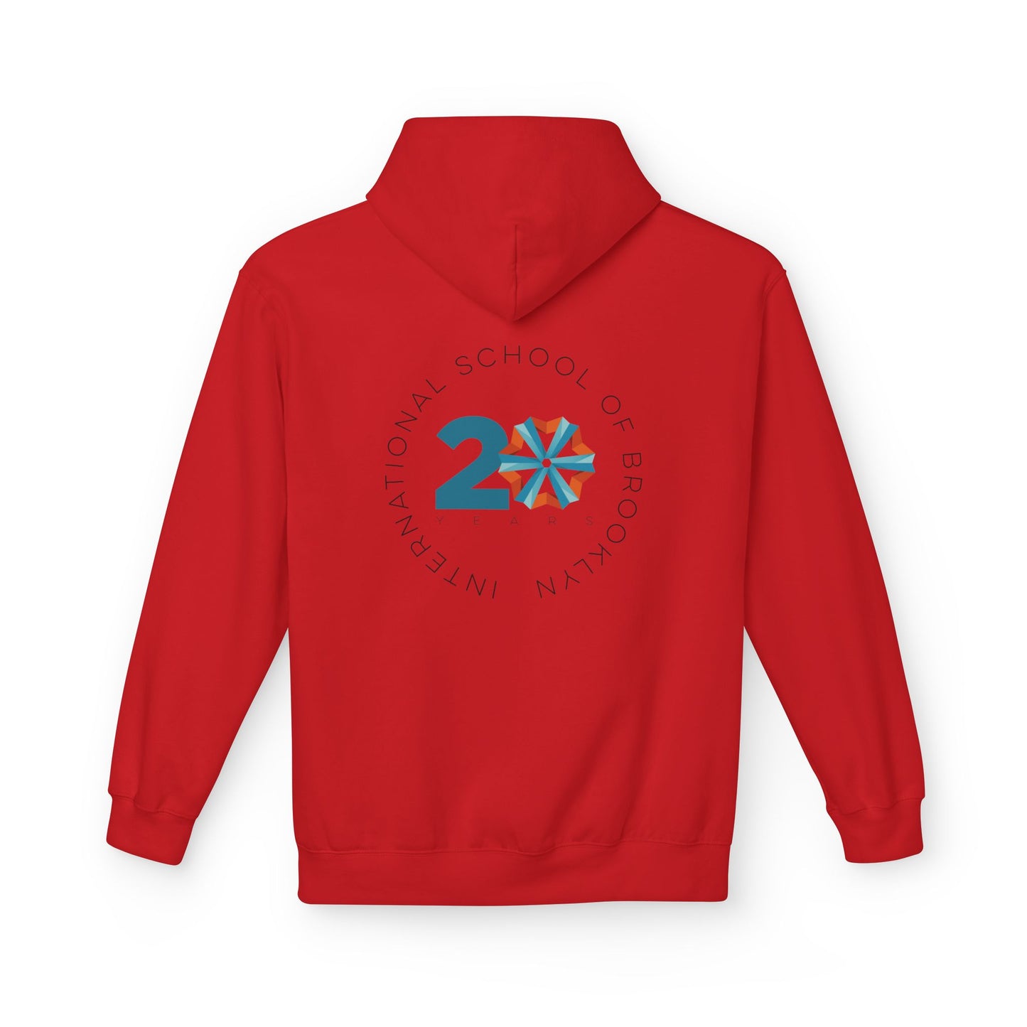 International School of Brooklyn 20th Anniversary Timeline Hoodie