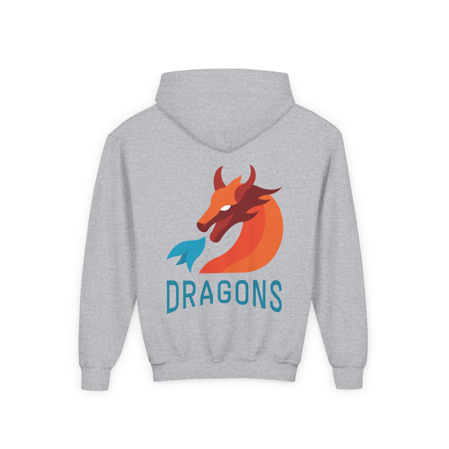 Youth Dragons Hoodie — Kids Dragon Logo Pullover