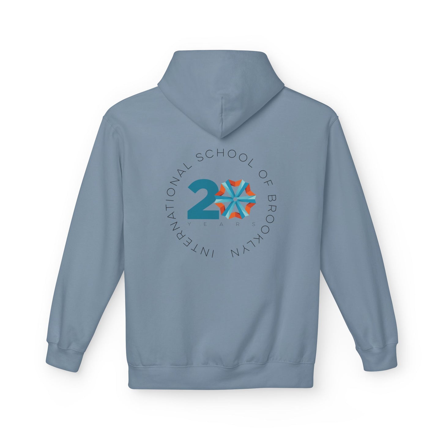 International School of Brooklyn 20th Anniversary Timeline Hoodie