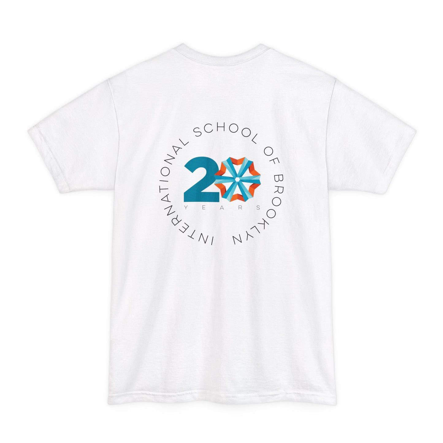 International School of Brooklyn 20th Anniversary T-Shirt - Tall Sizes