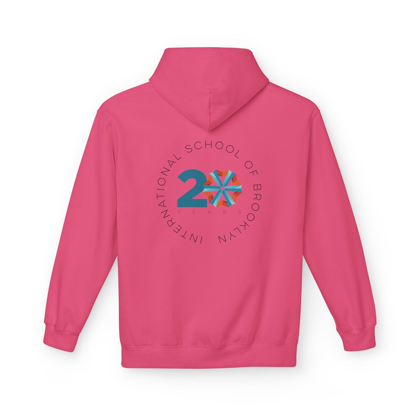 International School of Brooklyn 20th Anniversary Timeline Hoodie