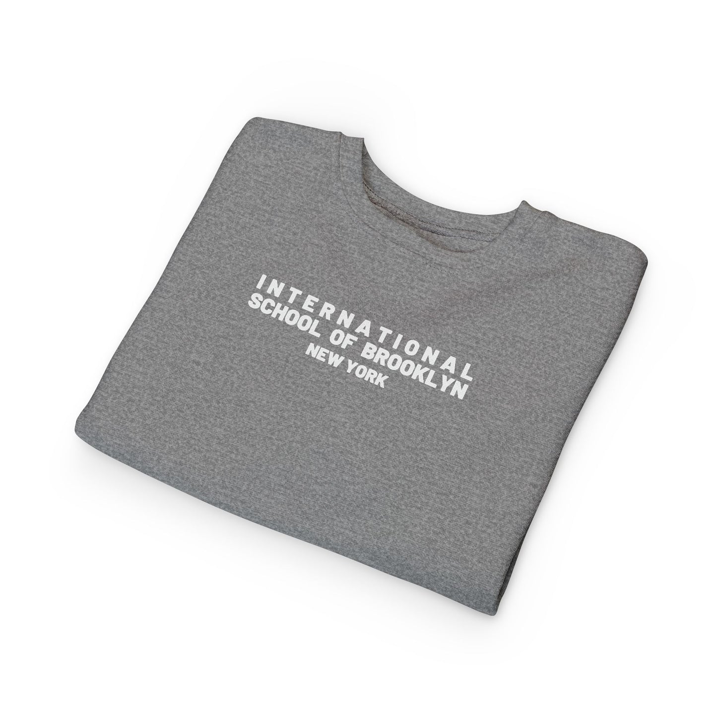 International School of Brooklyn New York Kids Crewneck — Toddler Sweatshirt