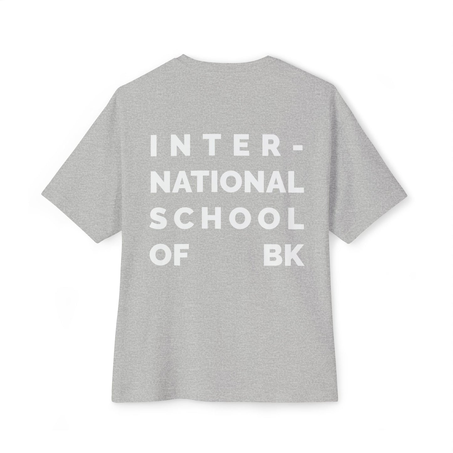 International School of BK Oversized Tee — Minimal Boxy T-Shirt
