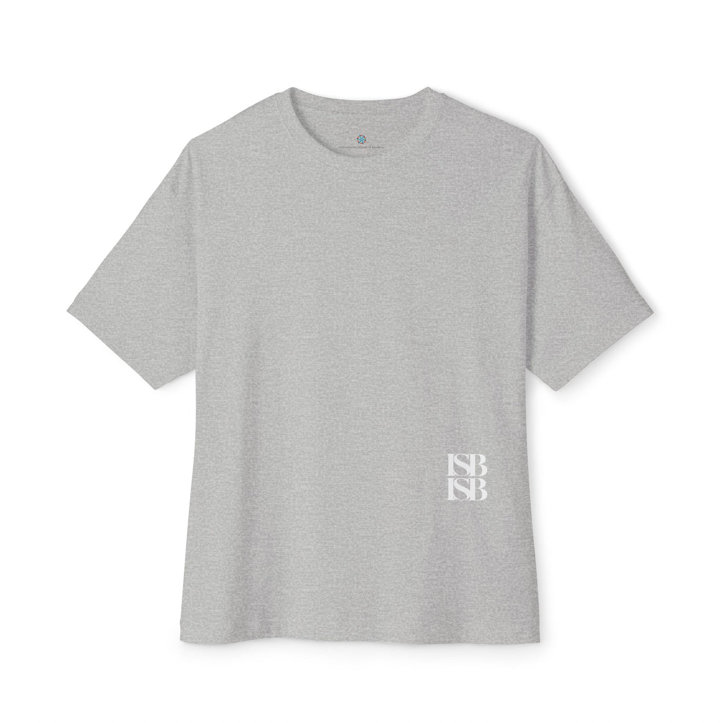 International School of BK Oversized Tee — Minimal Boxy T-Shirt