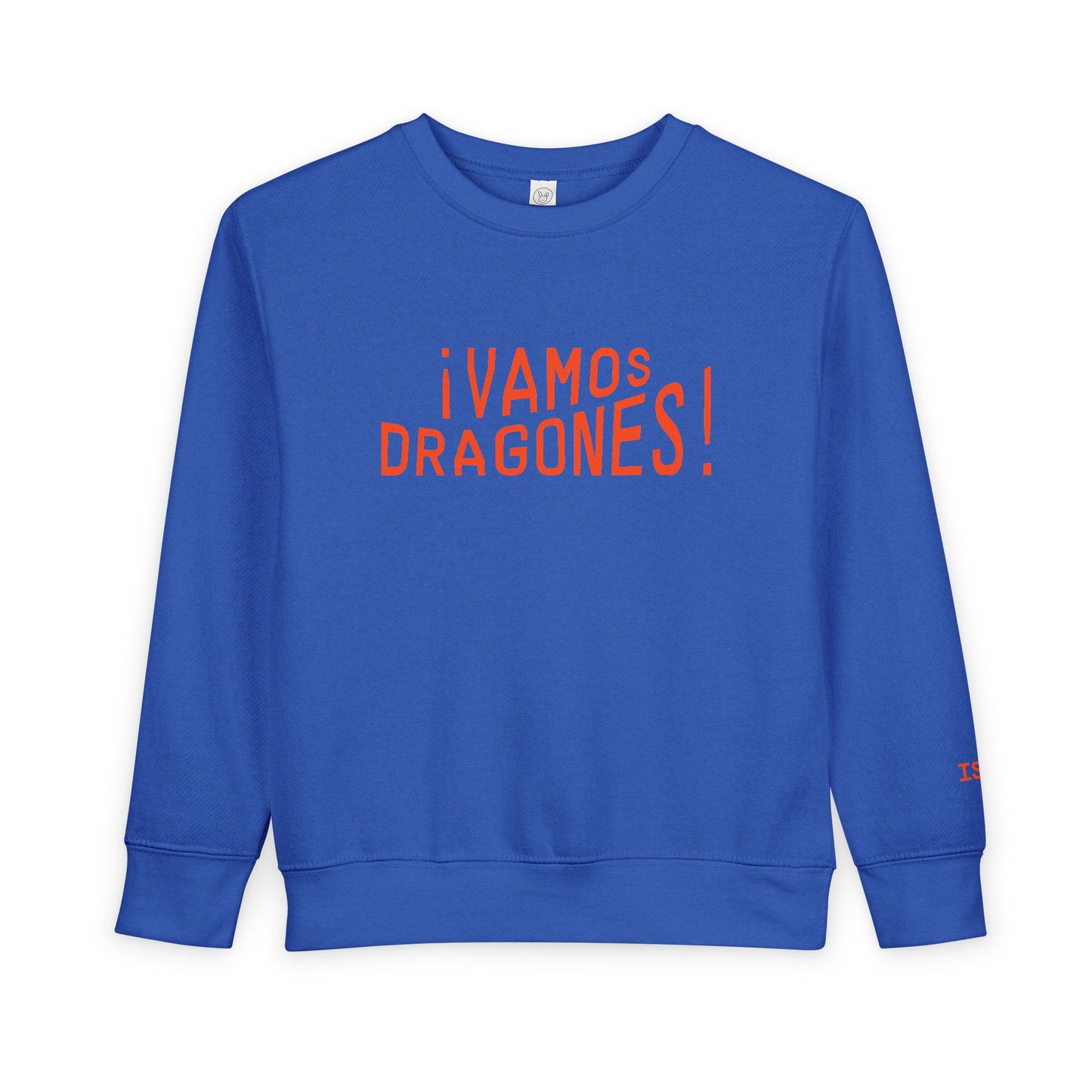 ¡Vamos Dragones! Toddler Sweatshirt — Spanish Team Spirit Kids Crewneck