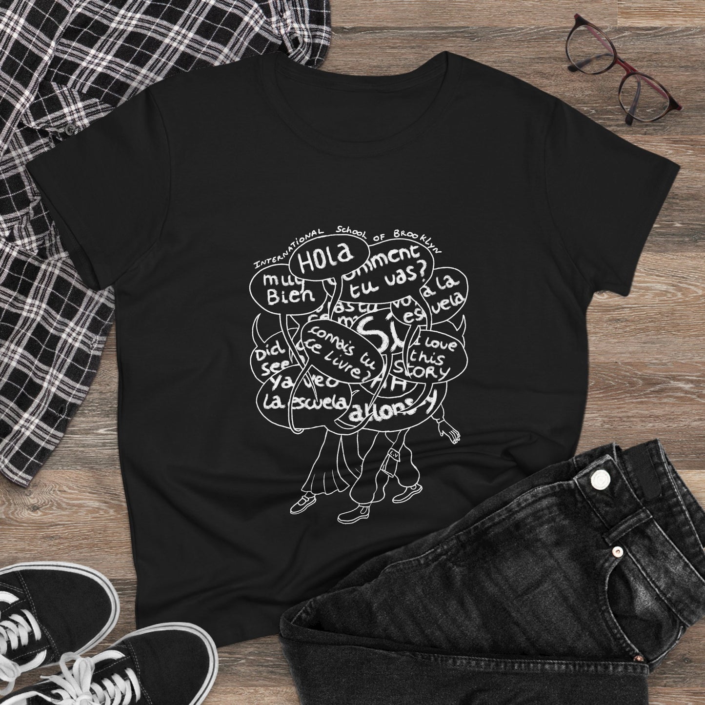 Long Walk Women's Midweight Cotton Tee