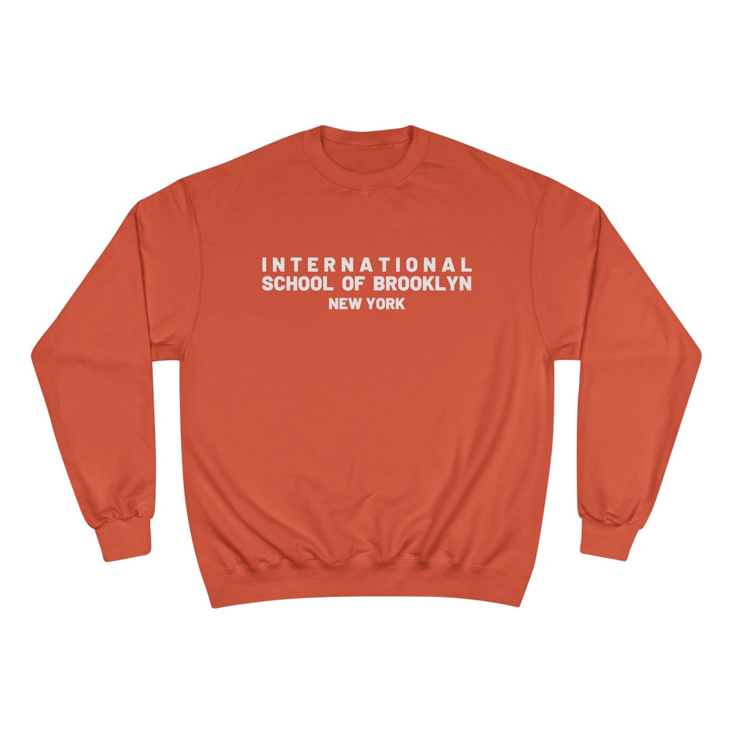 International School of Brooklyn New York Champion Sweatshirt — Vintage Collegiate Crewneck (New York)