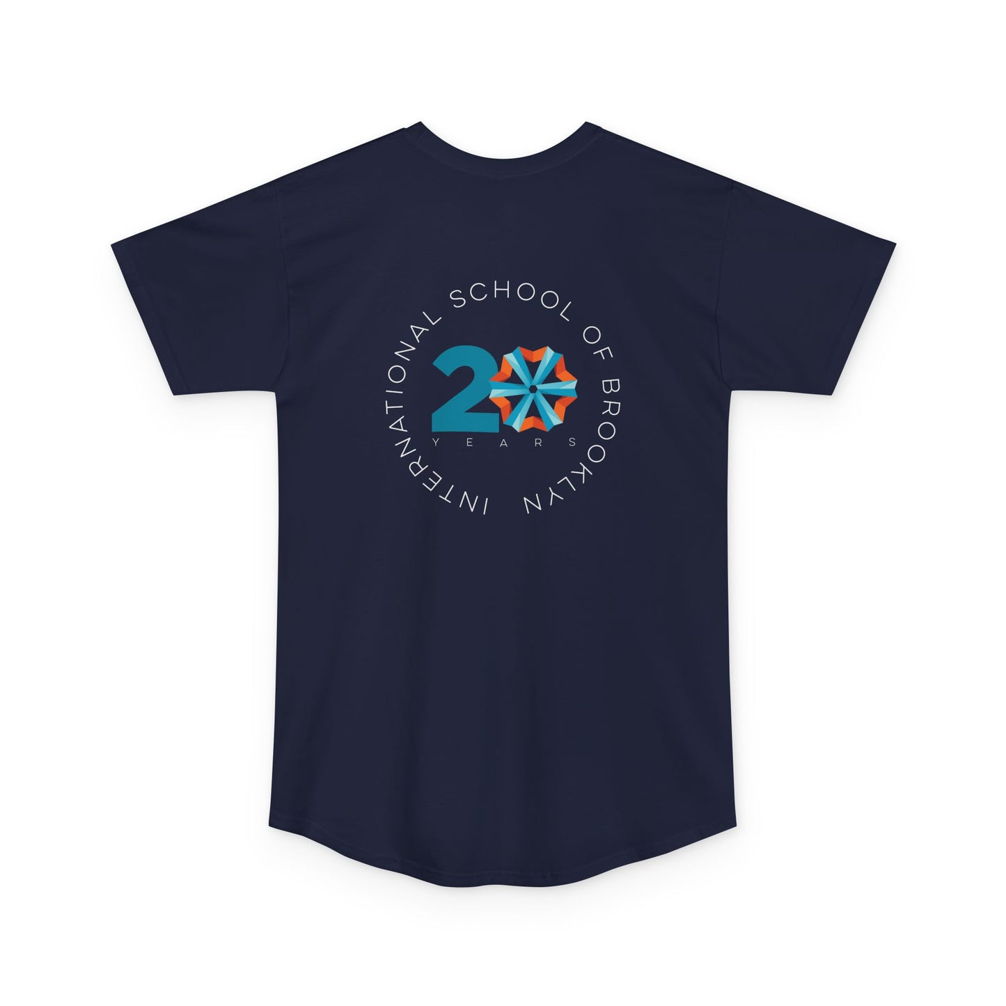 ISB's Timeline Tall Tee White Lettering