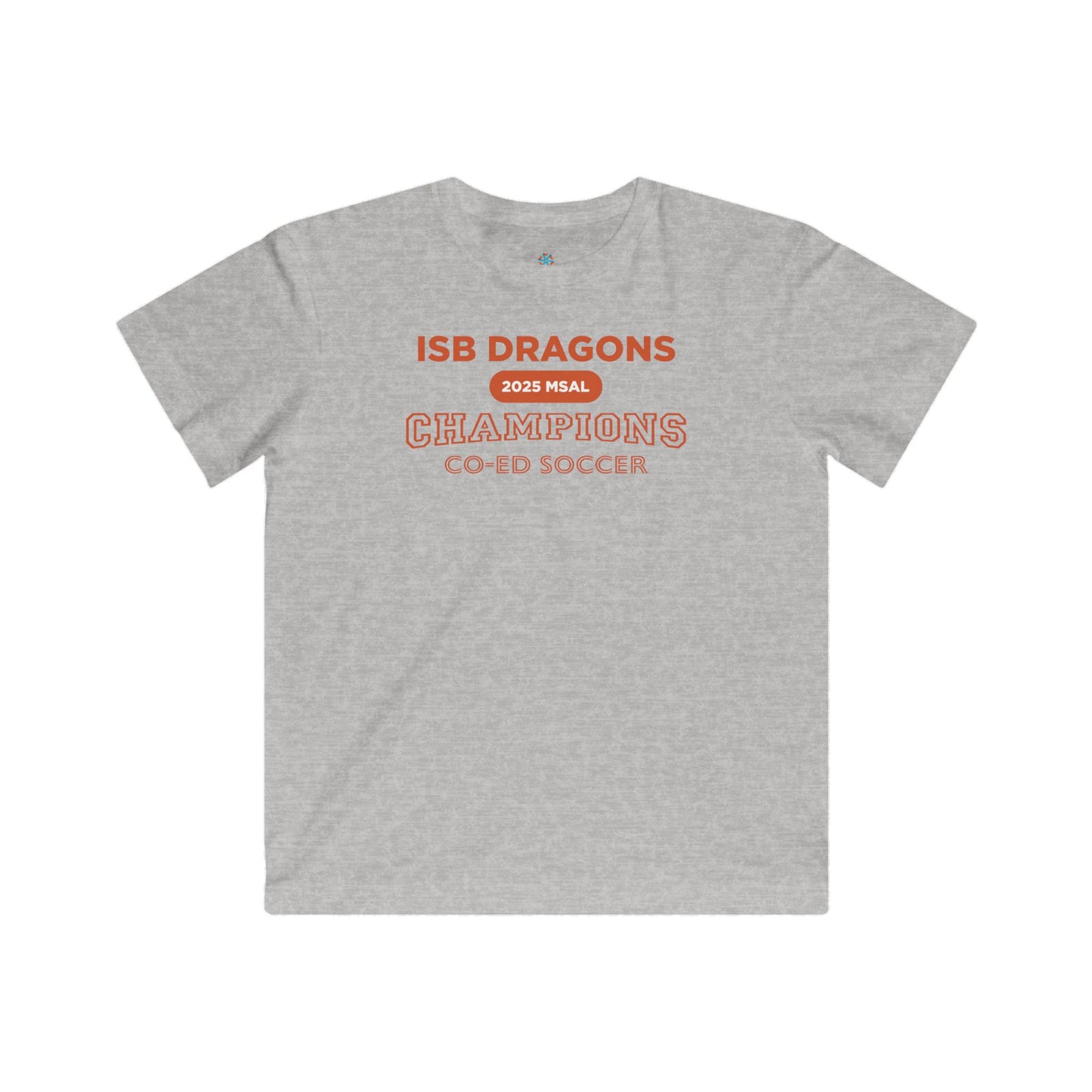 ISB Dragons Co-ed Soccer 2025 MSAL Championship Kids T-shirt
