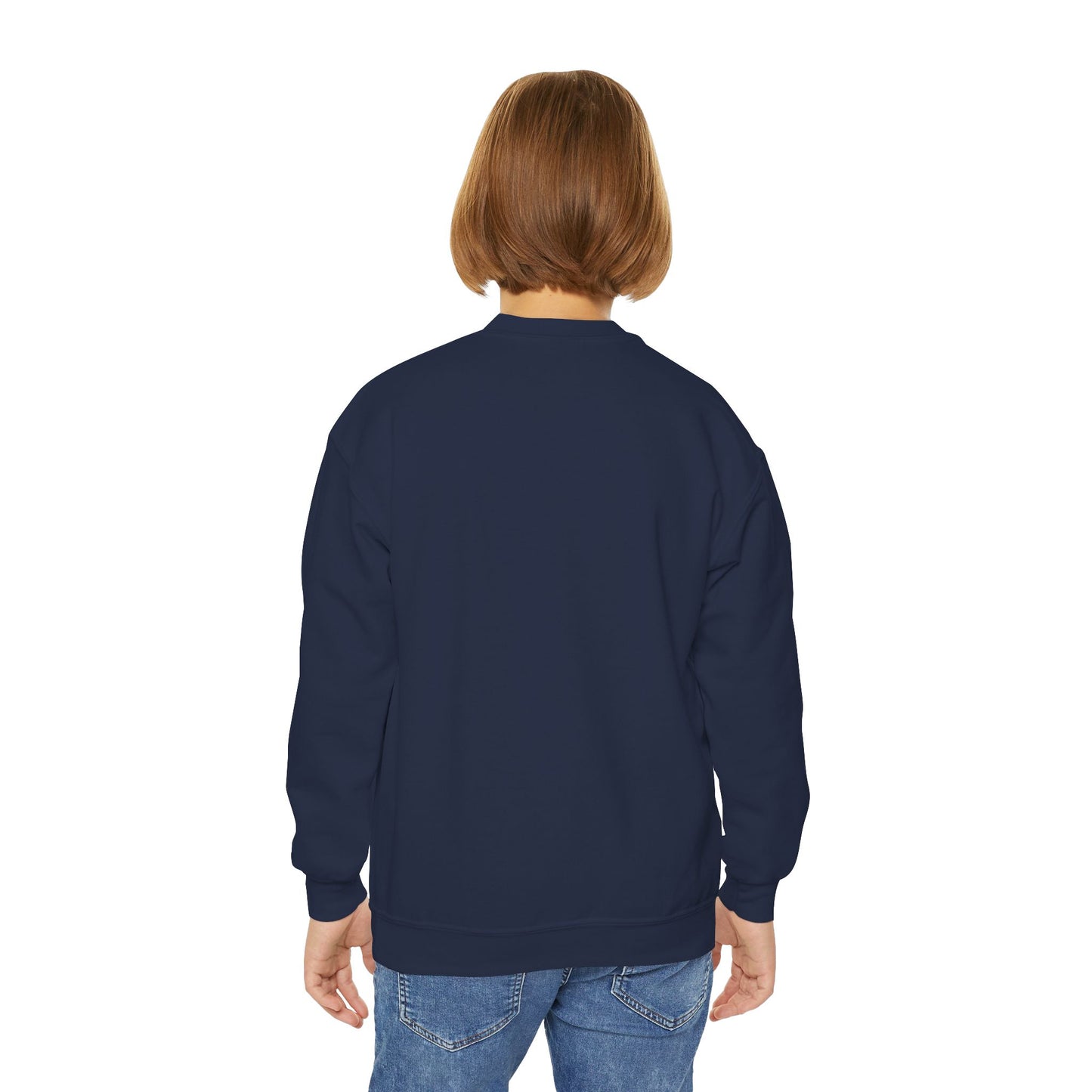 'International School of Brooklyn, New York' Logo — Youth Crewneck Sweatshirt