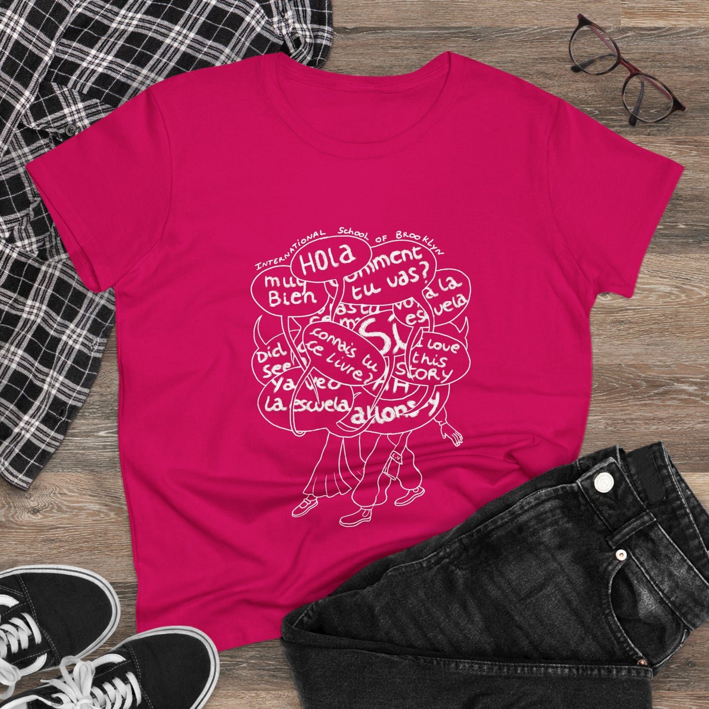 Long Walk Women's Midweight Cotton Tee