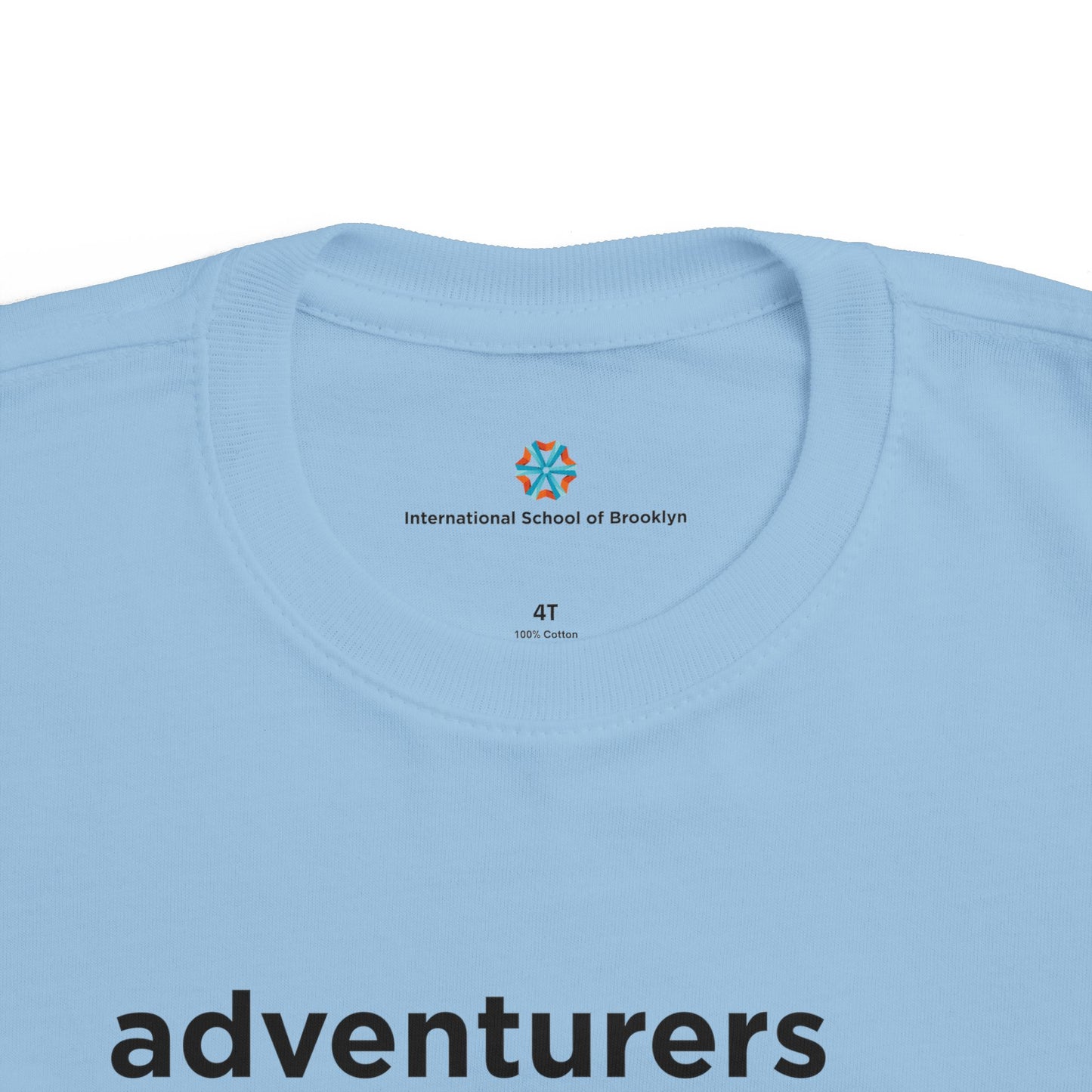 ISB Mission Toddler's Fine Jersey Tee (Black Lettering)