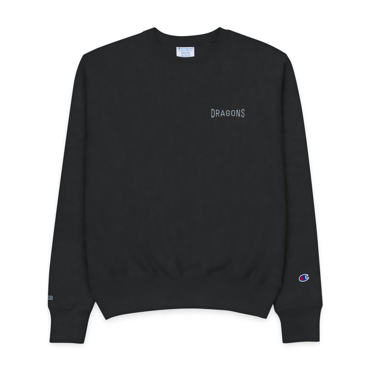 Dragons Embroidered Champion Crewneck Sweatshirt — Minimal Streetwear