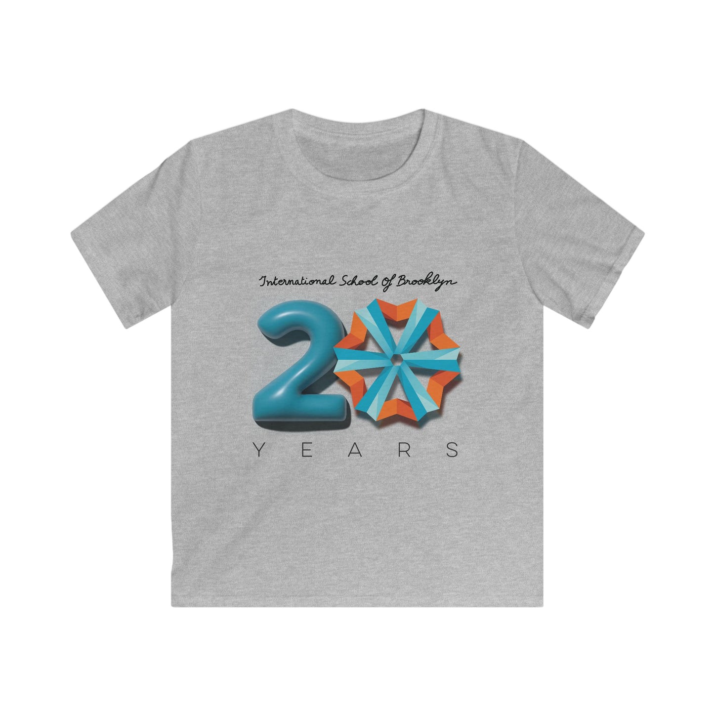 Kids Softstyle Tee - Celebrate 20 Years of International School of Brooklyn