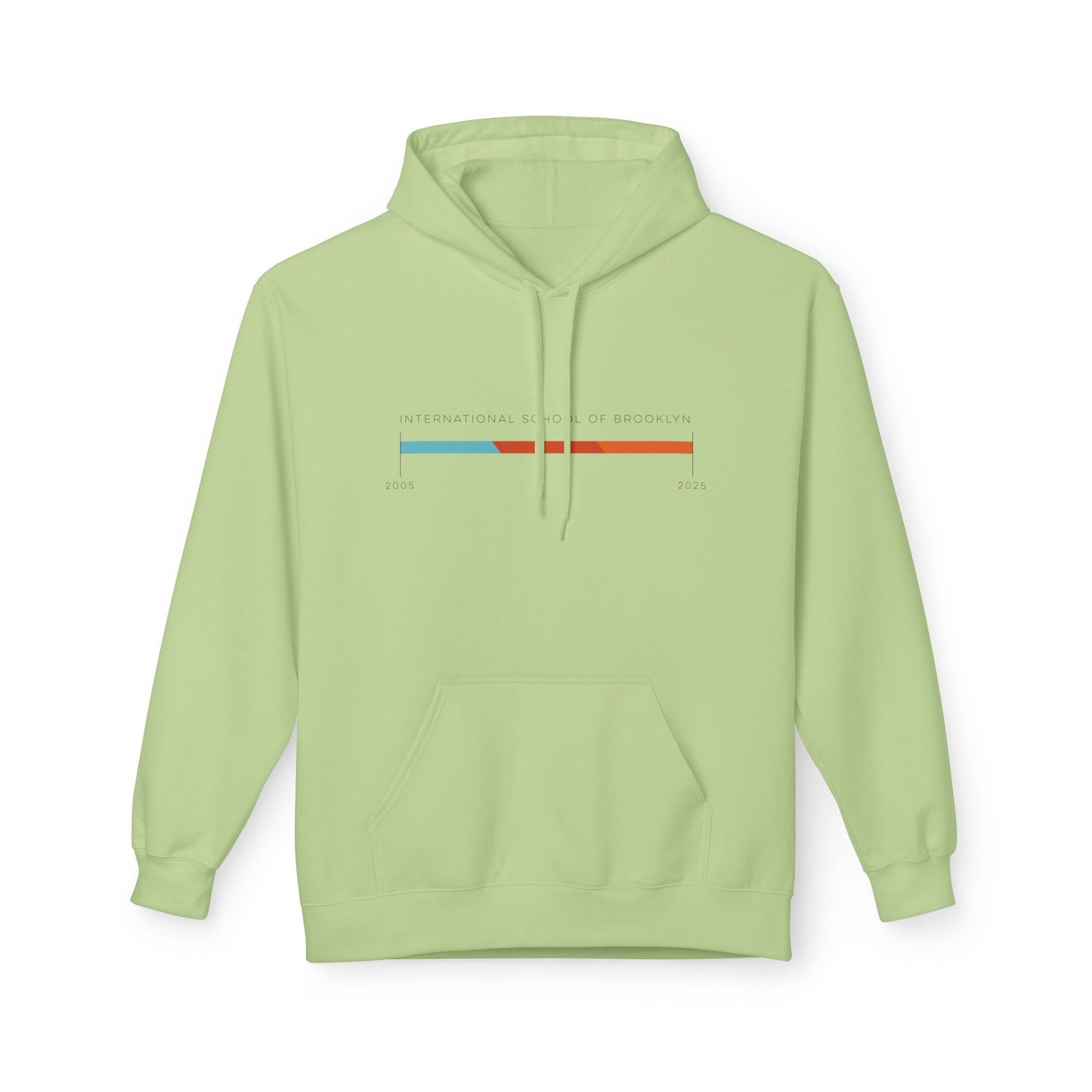 International School of Brooklyn 20th Anniversary Timeline Hoodie