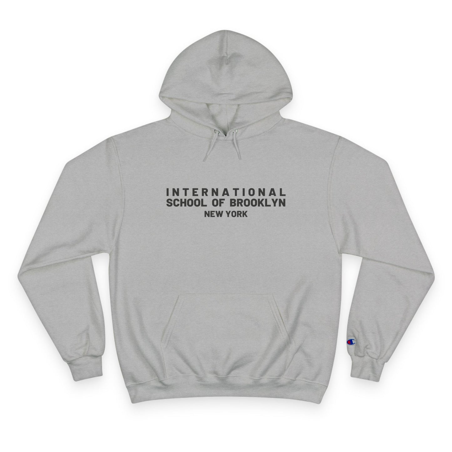 International School of Brooklyn Hoodie — NYC Minimalist Champion Sweatshirt