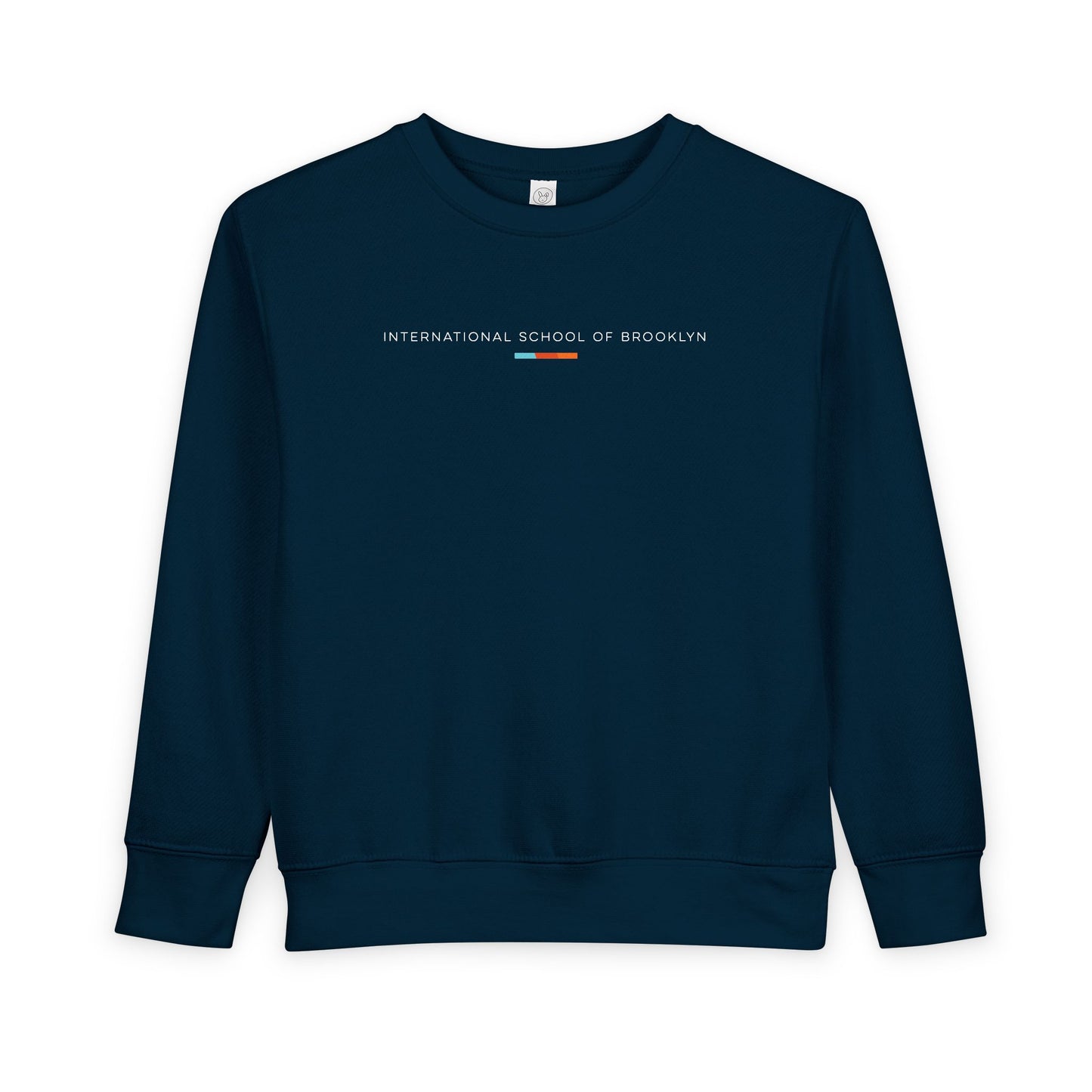 International School of Brooklyn Toddler Sweatshirt (White Lettering)