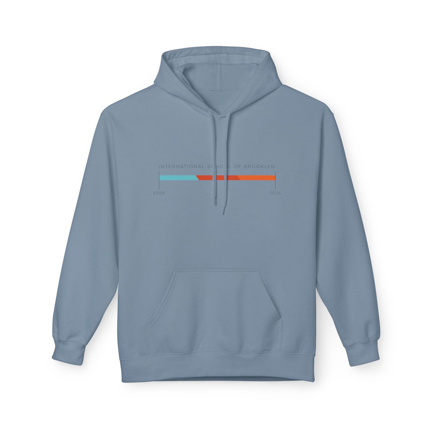 International School of Brooklyn 20th Anniversary Timeline Hoodie