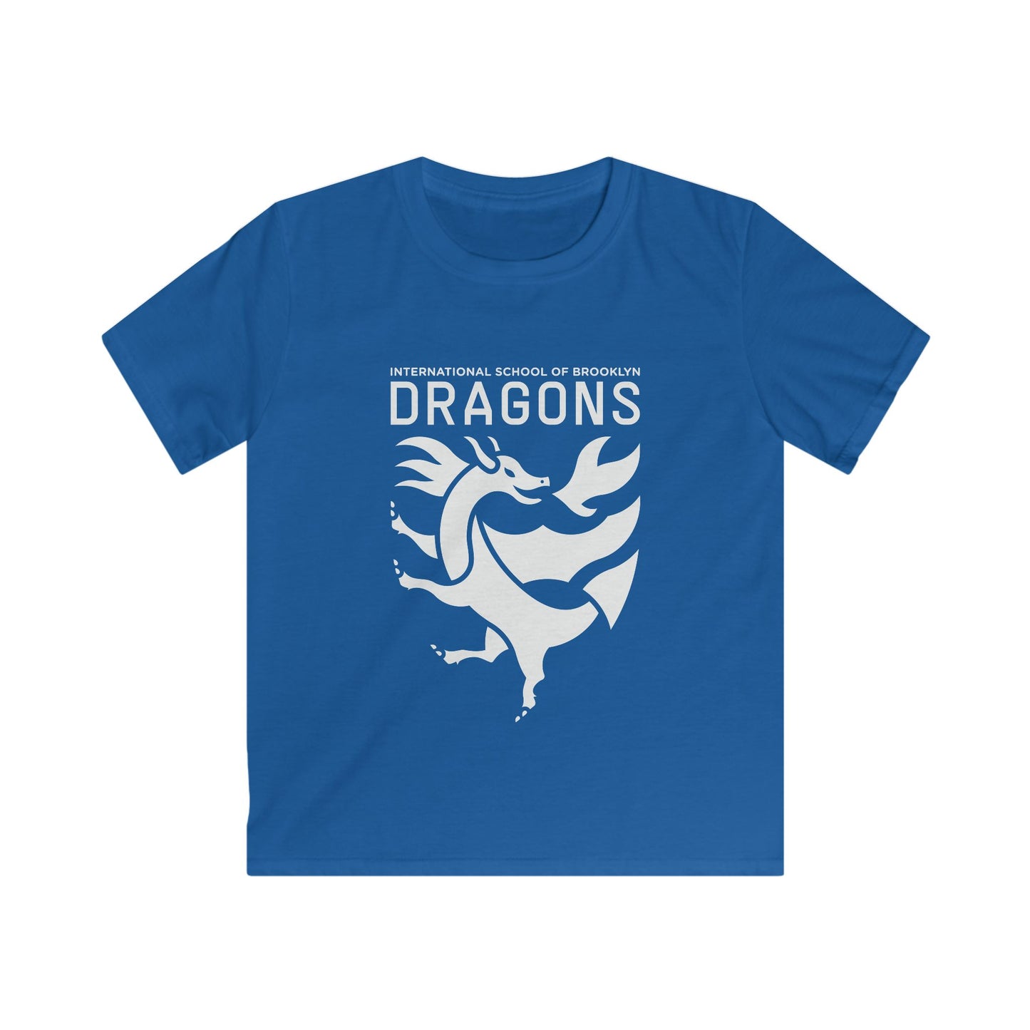 Kids Tee - 'Dragons' School Mascot Crest (International School of Brooklyn)