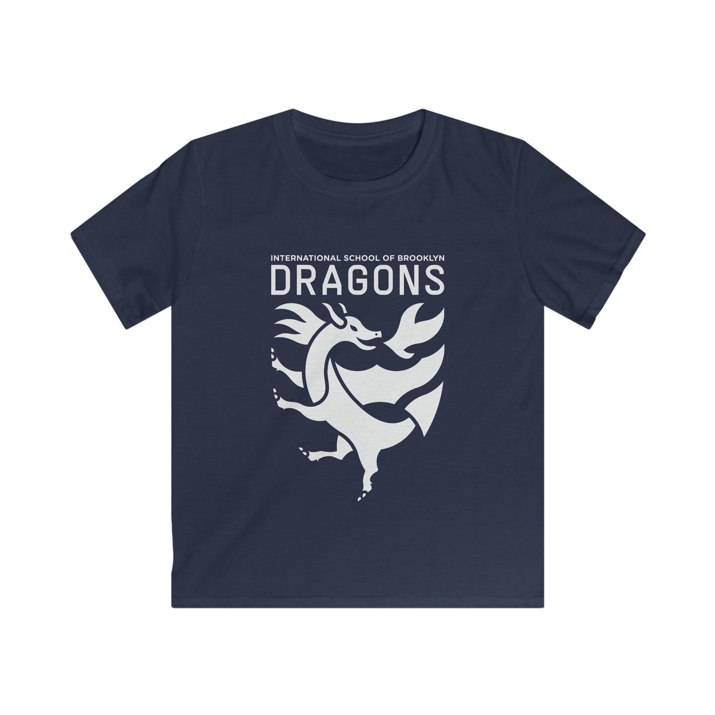 Kids Tee - 'Dragons' School Mascot Crest (International School of Brooklyn)