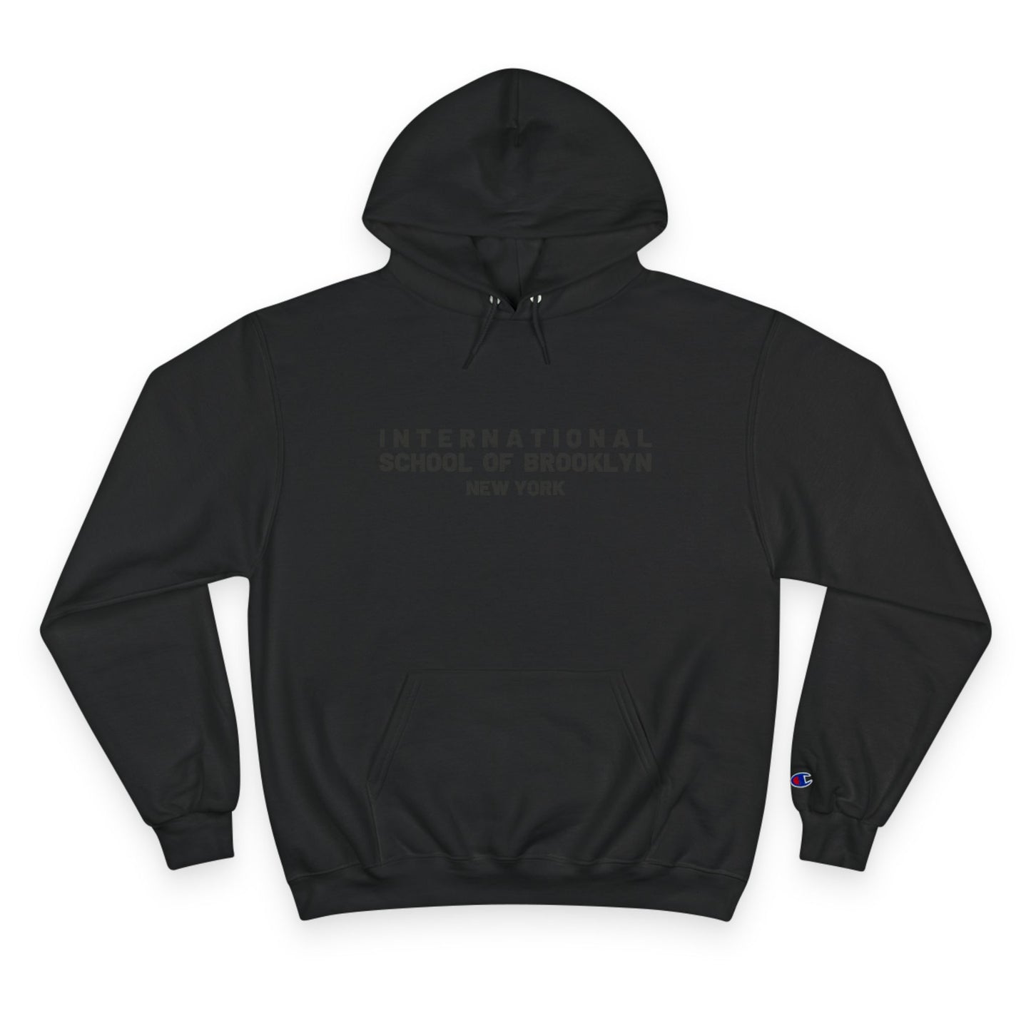 International School of Brooklyn Hoodie — NYC Minimalist Champion Sweatshirt