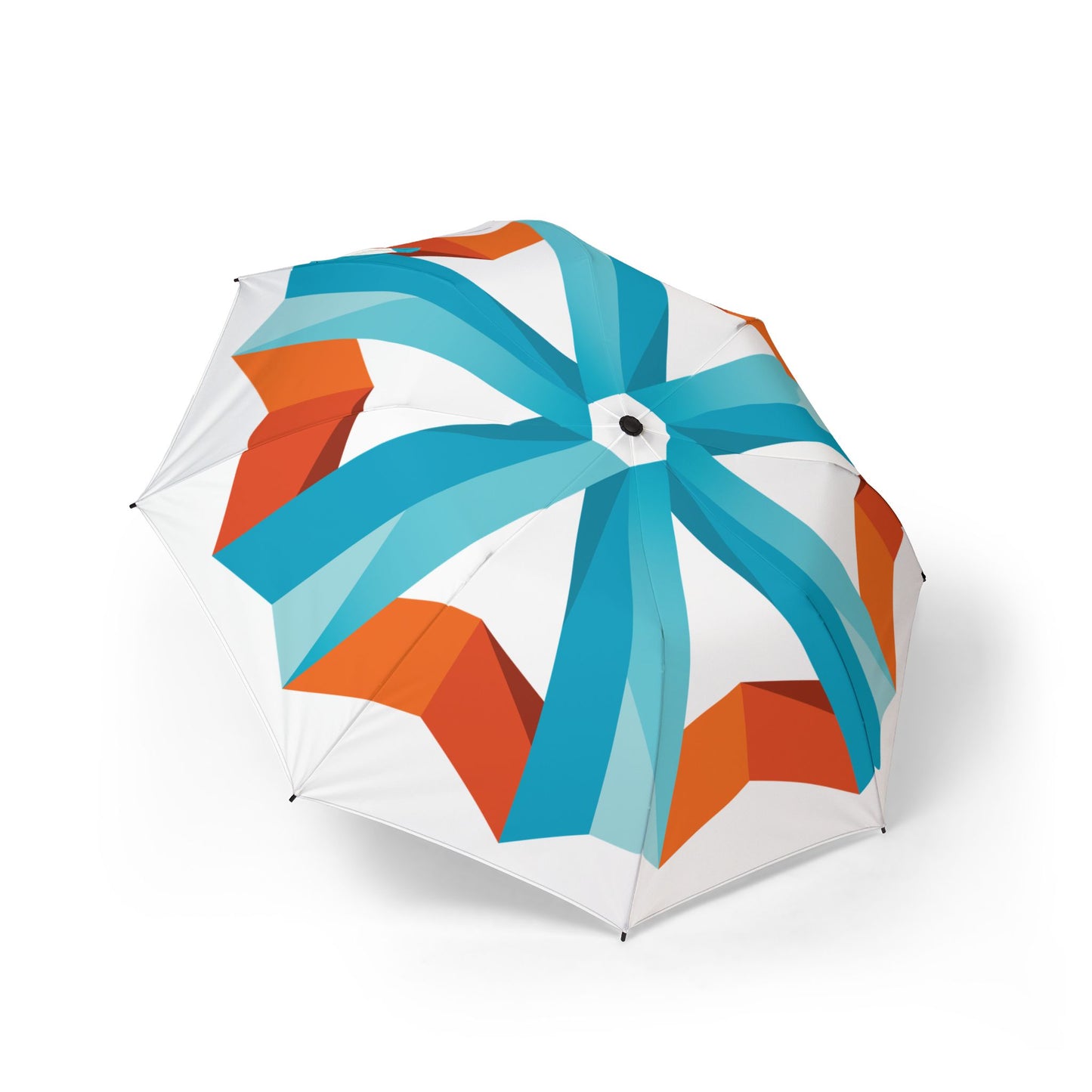ISB Semi-Automatic Foldable Umbrella (White)