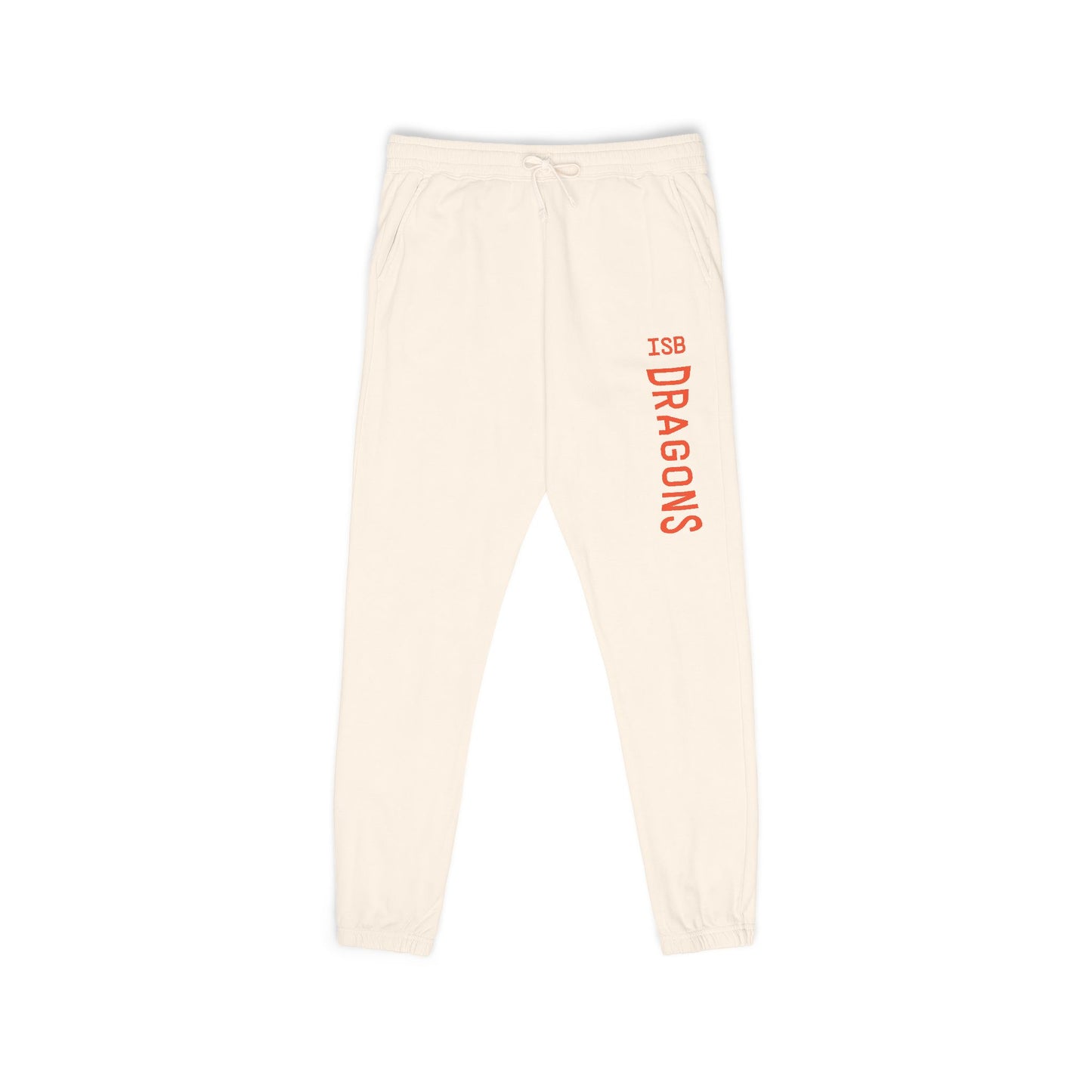Dragons Vertical Logo Sweatpants — Garment-Dyed Fleece Joggers