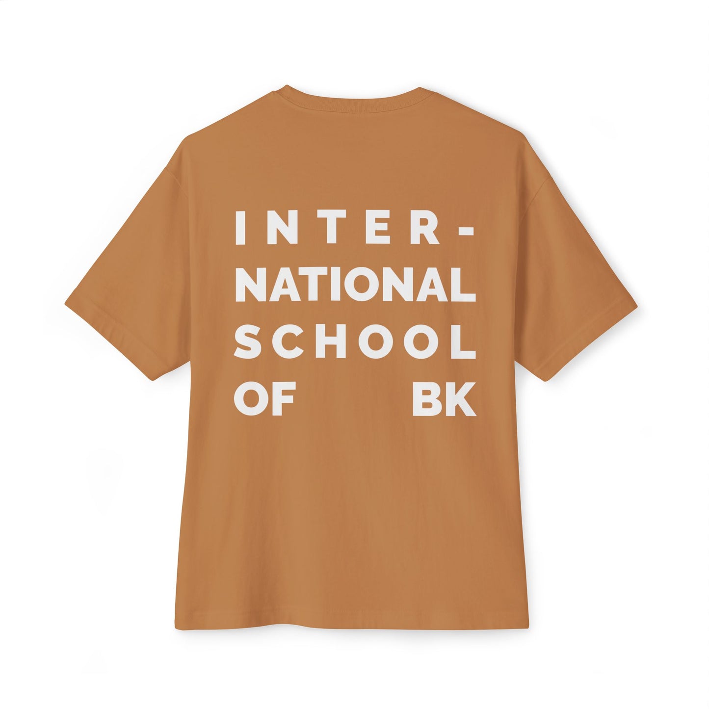International School of BK Oversized Tee — Minimal Boxy T-Shirt