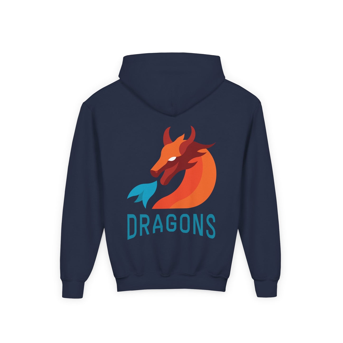 Youth Dragons Hoodie — Kids Dragon Logo Pullover