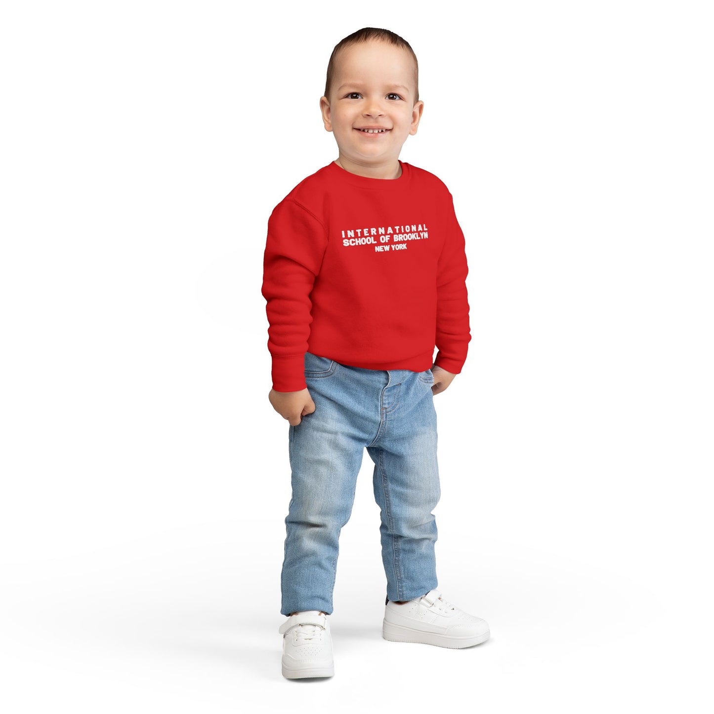 International School of Brooklyn New York Kids Crewneck — Toddler Sweatshirt