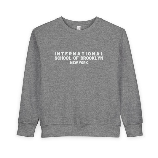 International School of Brooklyn New York Kids Crewneck — Toddler Sweatshirt