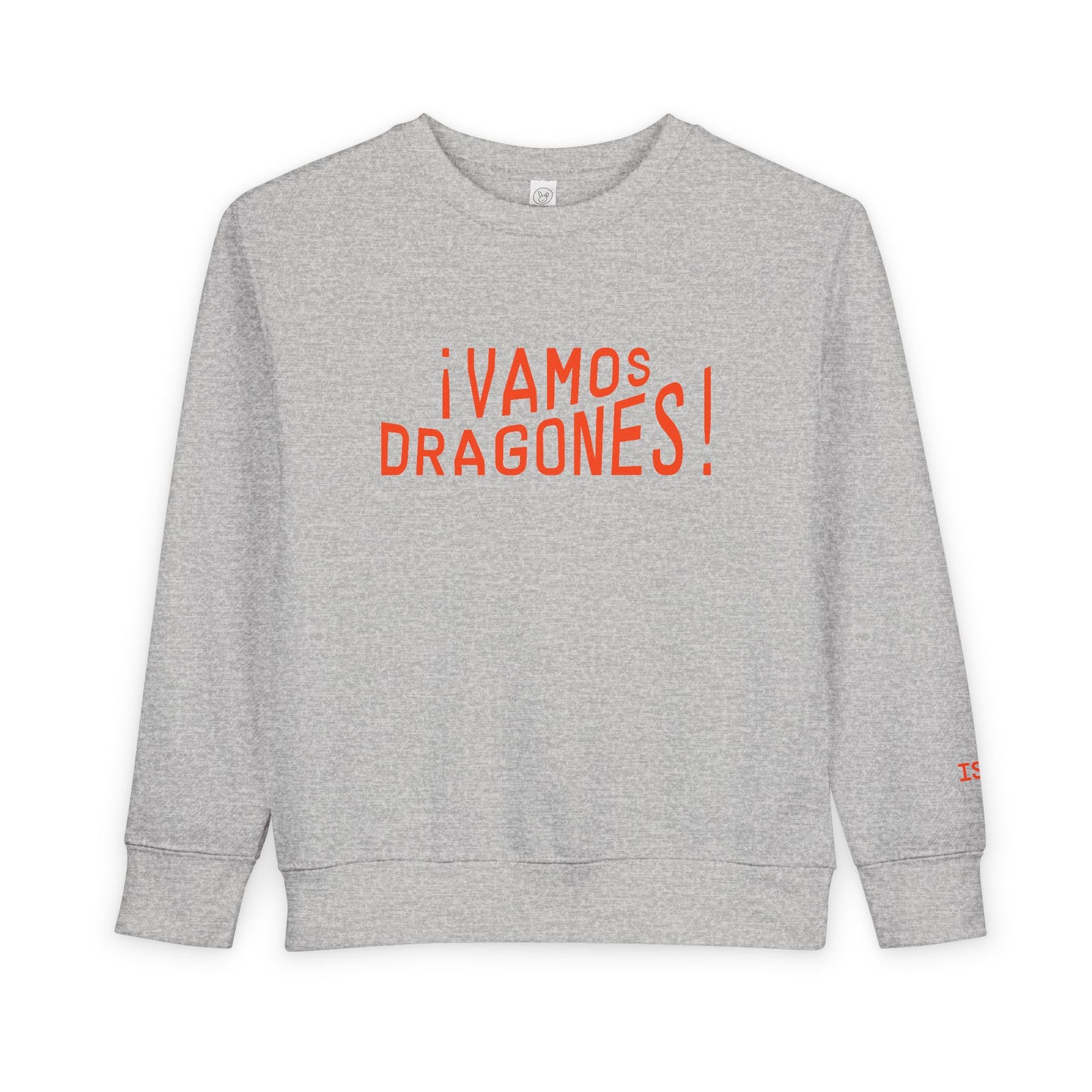 ¡Vamos Dragones! Toddler Sweatshirt — Spanish Team Spirit Kids Crewneck