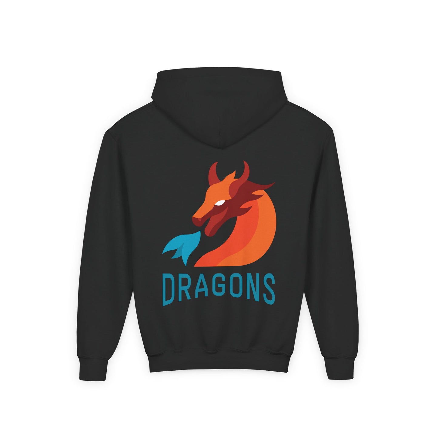 Youth Dragons Hoodie — Kids Dragon Logo Pullover
