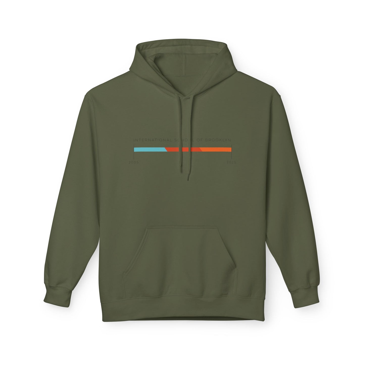International School of Brooklyn 20th Anniversary Timeline Hoodie