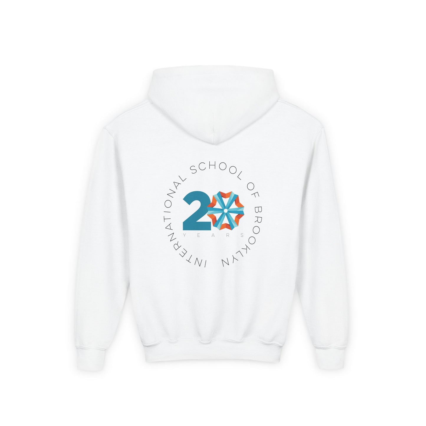 Youth Hoodie International School of Brooklyn 20 Years Celebration Timeline