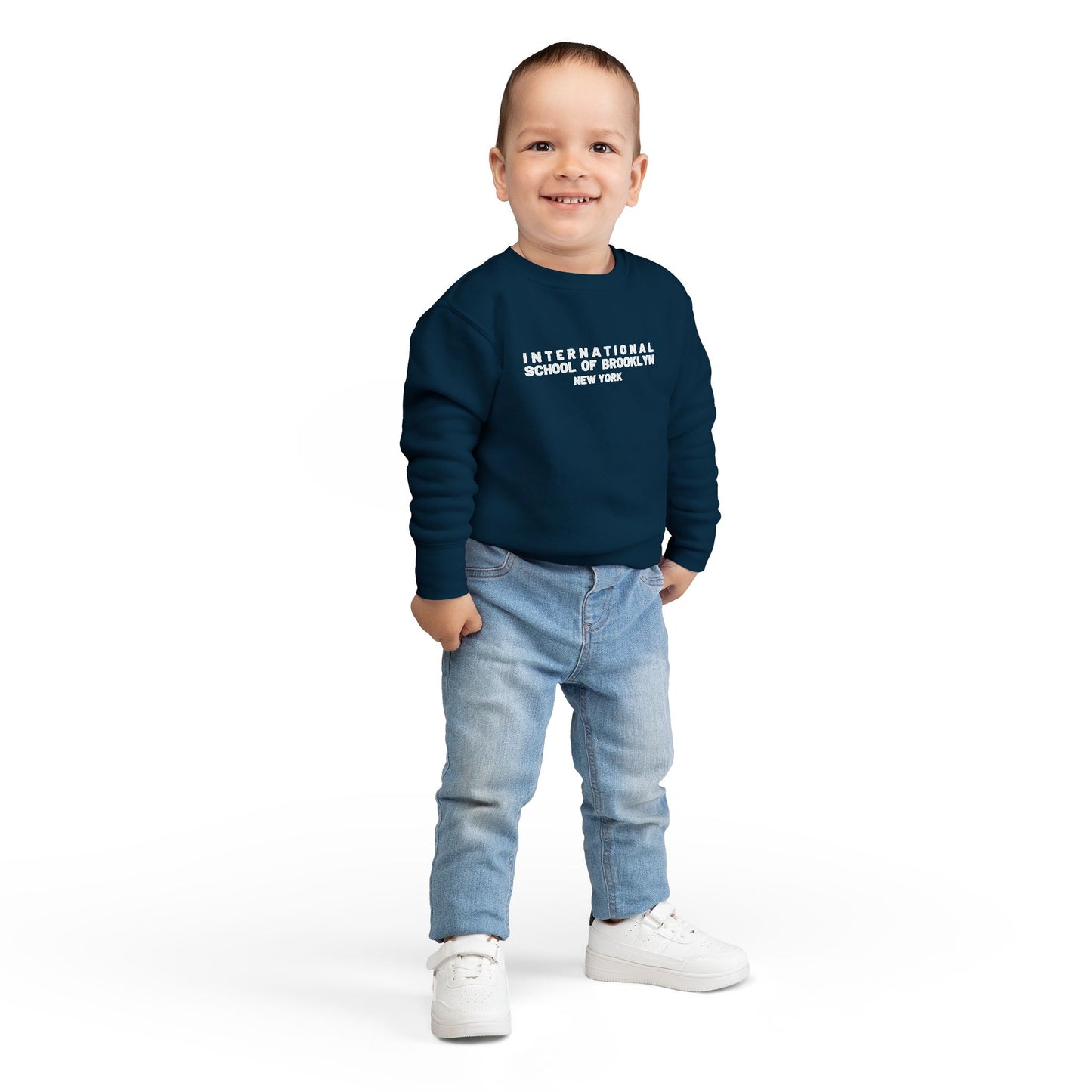 International School of Brooklyn New York Kids Crewneck — Toddler Sweatshirt