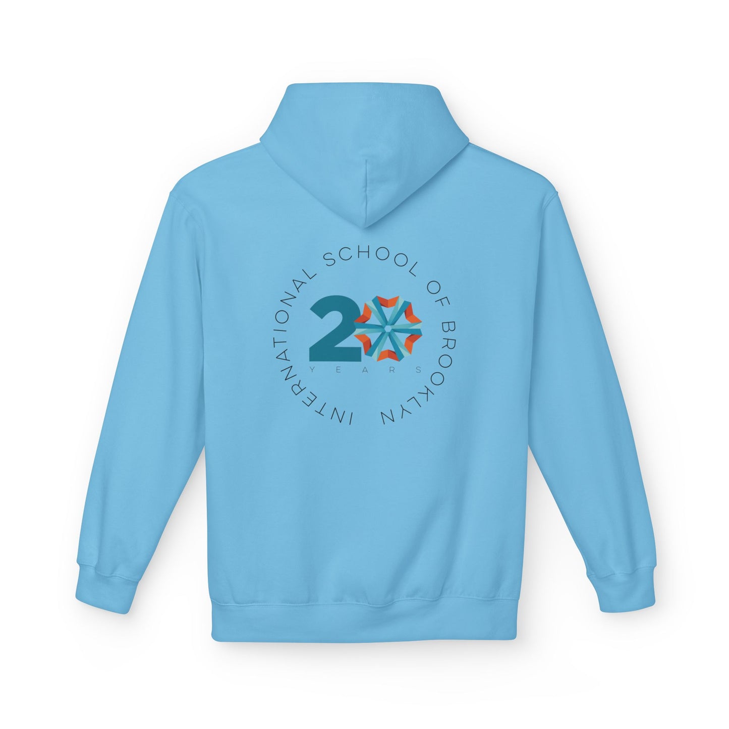 International School of Brooklyn 20th Anniversary Timeline Hoodie