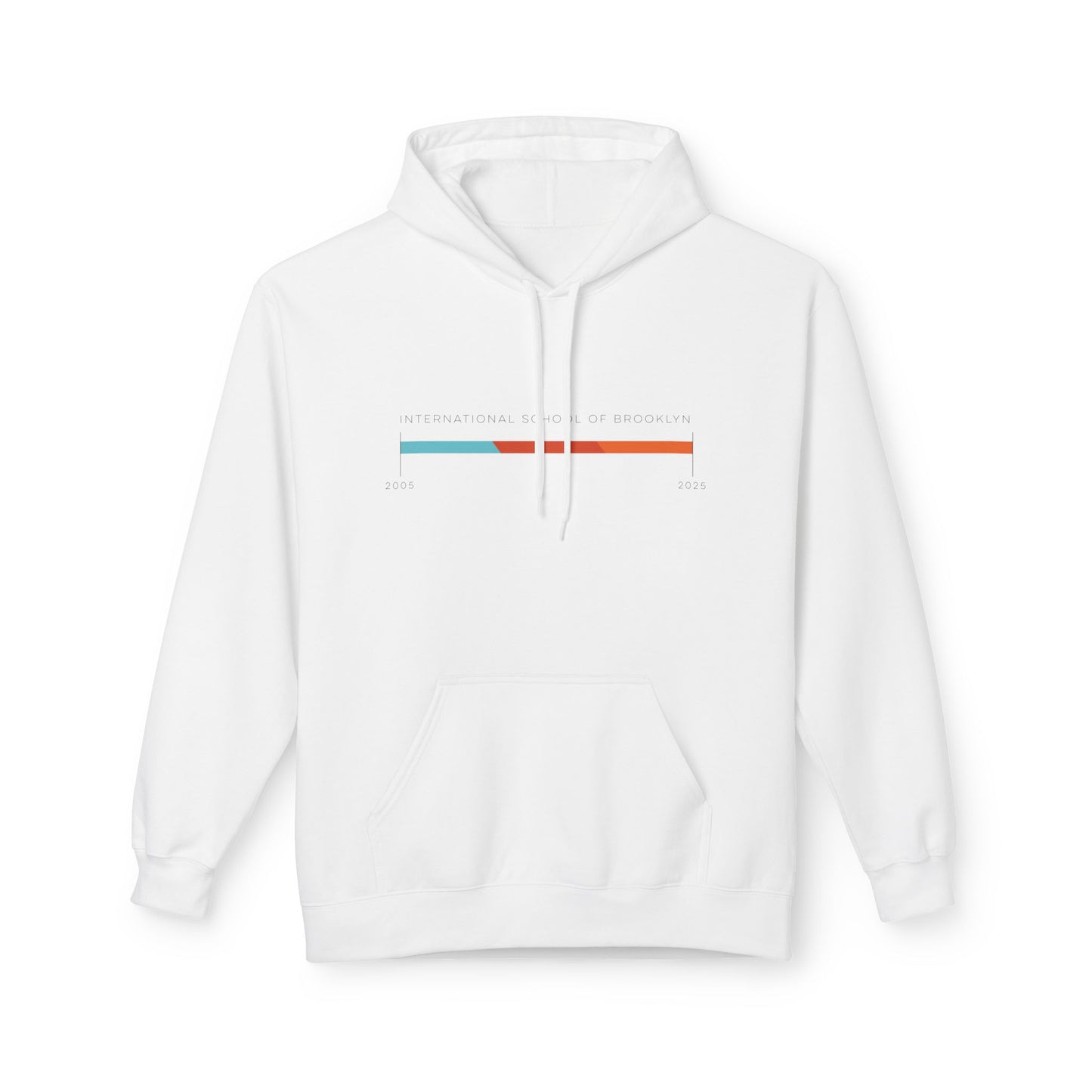 International School of Brooklyn 20th Anniversary Timeline Hoodie
