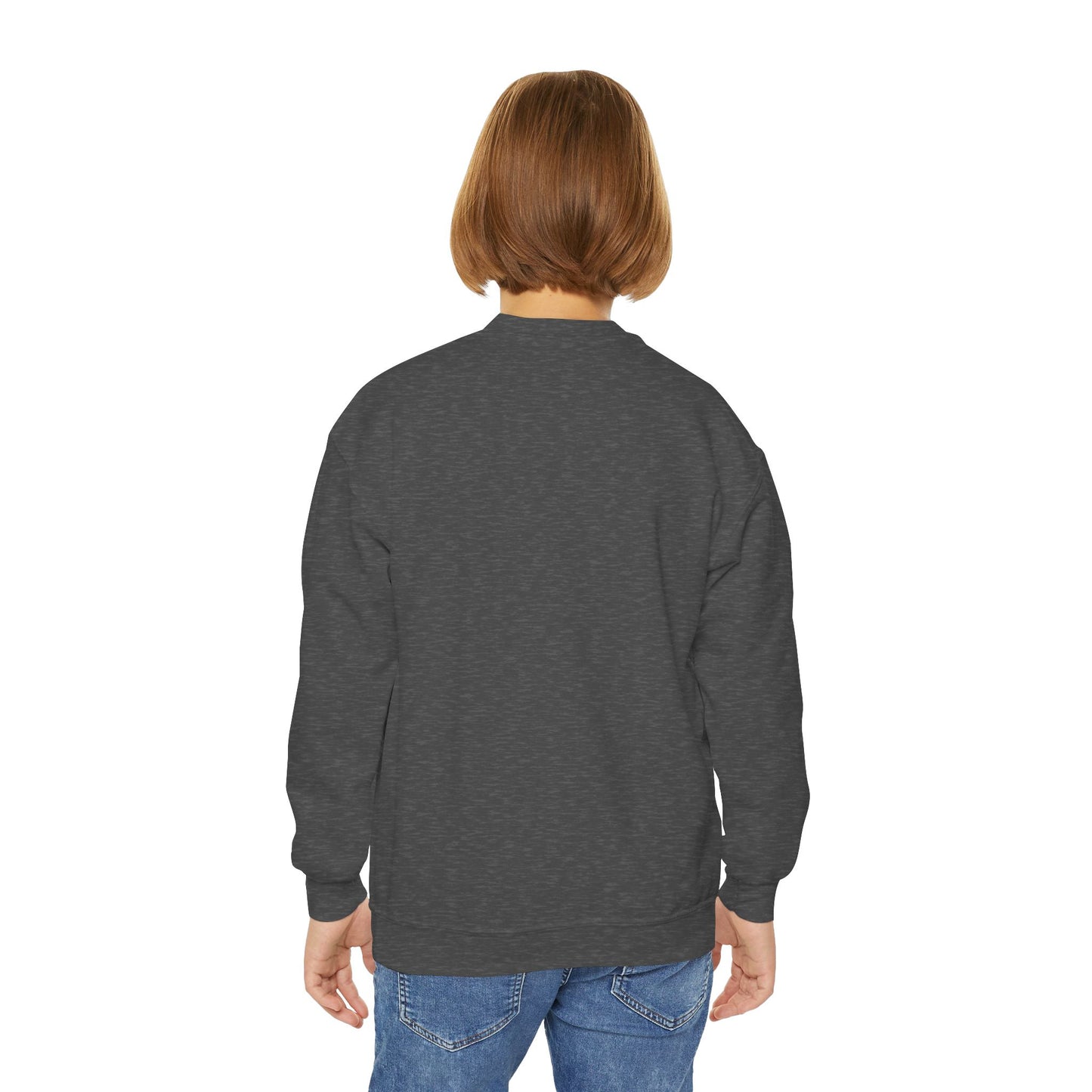 'International School of Brooklyn, New York' Logo — Youth Crewneck Sweatshirt