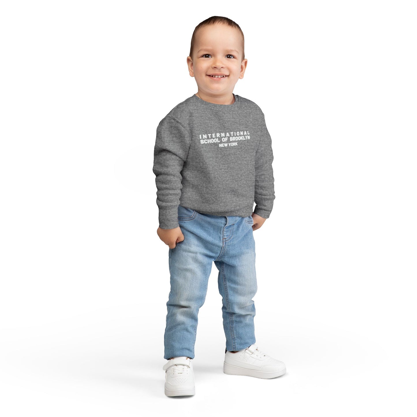 International School of Brooklyn New York Kids Crewneck — Toddler Sweatshirt