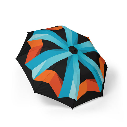 ISB Semi-Automatic Foldable Umbrella (Black)