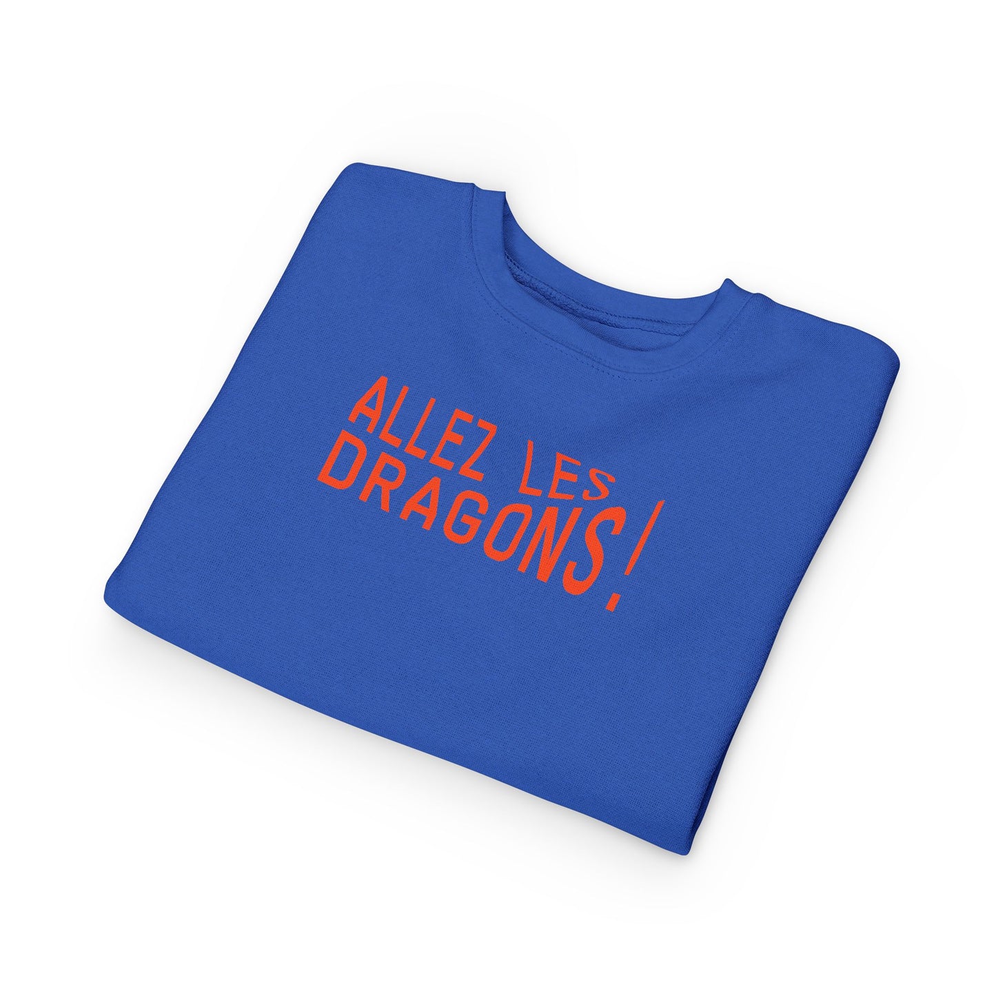 "Allez Les Dragons!" Toddler Sweatshirt - Cheer Sweatshirt for Kids