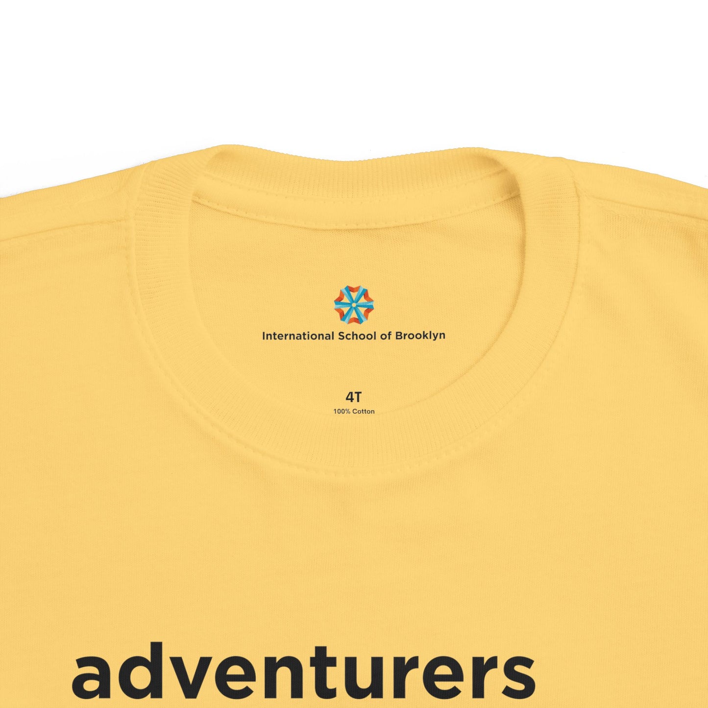 ISB Mission Toddler's Fine Jersey Tee (Black Lettering)