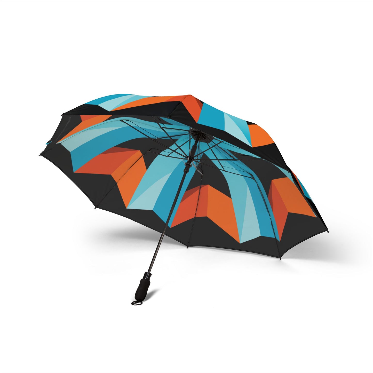 ISB Semi-Automatic Foldable Umbrella (Black)