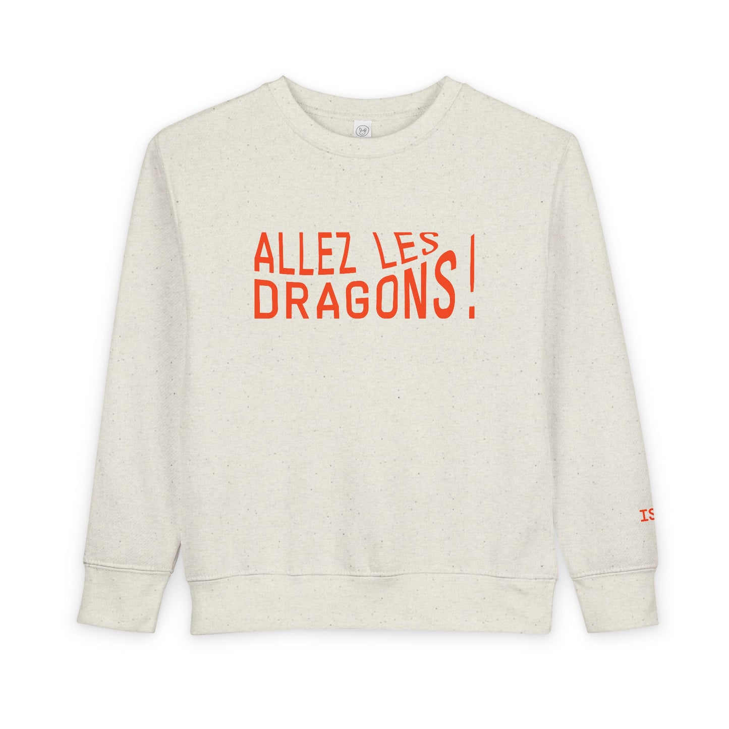 "Allez Les Dragons!" Toddler Sweatshirt - Cheer Sweatshirt for Kids