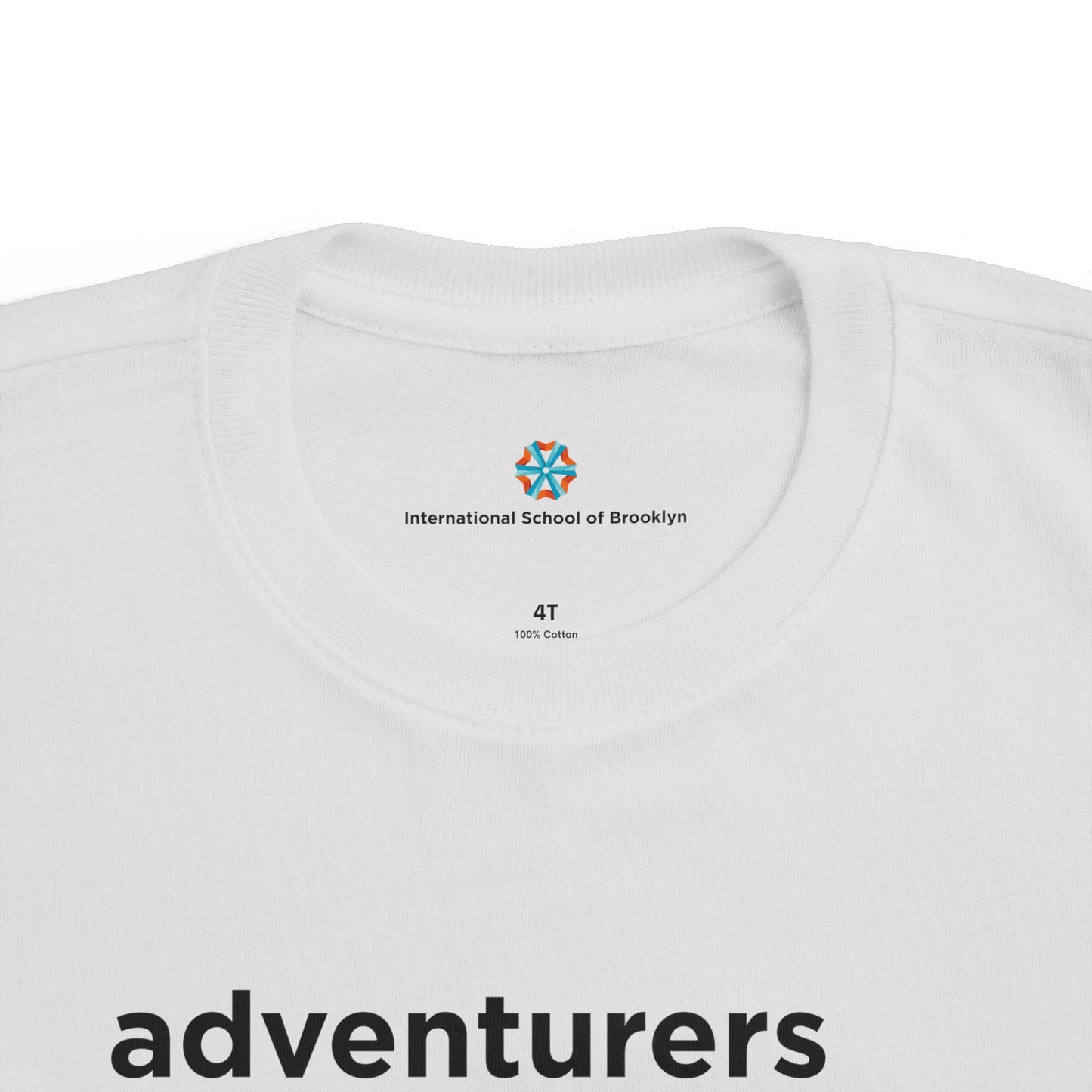 ISB Mission Toddler's Fine Jersey Tee (Black Lettering)